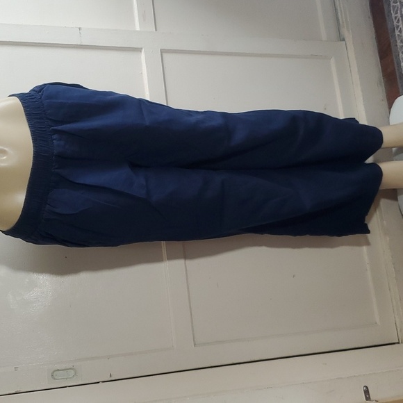 Briggs Pull On Pants with Pockets Linen Blend Elastic Waist size L - Picture 1 of 8